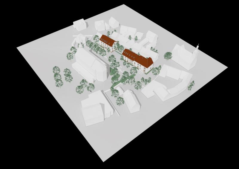 Visualisierung Umfeld Innenstadt Lorsch